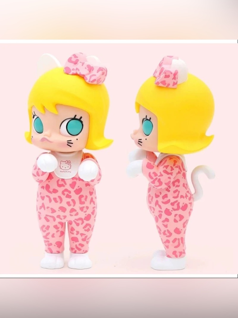 Hello Kitty-Inspired Pink Leopard Print Cat Molly